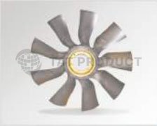 Крыльчатка вентилятора Евро-2 (с вязкостной муфтой) в сборе 640 мм. / ТЕХНОТРОН