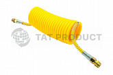 Шланг прицепа винтовой ЕВРО желтый (L- 7.5 метра, ДВУХСЛОЙНЫЙ) (22*1,5) (5410-5009052) SORL