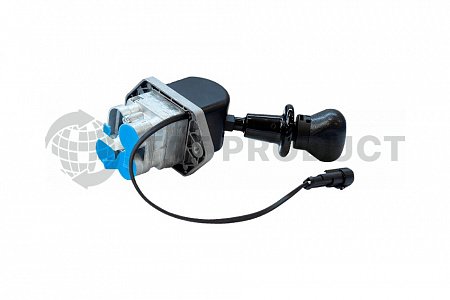 Кран ручного тормоза 3-х выводной с датчиком на панель КАМАЗ (9617231570) SORL