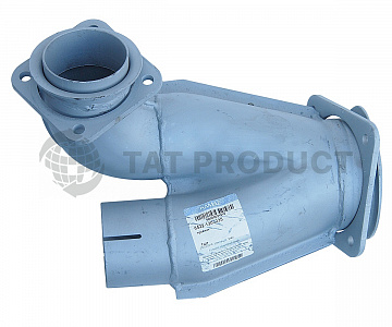 Тройник глушителя 6522 (два фланца) / ВВК