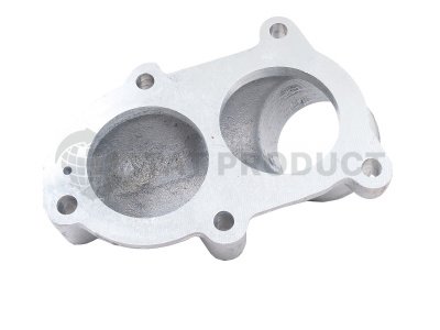 Патрубок термостатов (в сборе с хомутом и прокладкой)