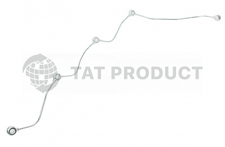 Трубка дренажная КАМАЗ Евро-1 (…346 левая, короткая) цельнометаллическая