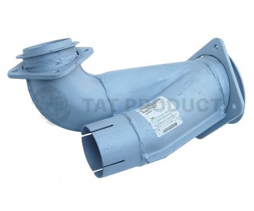 Тройник глушителя 6522 (два фланца) / ВВК