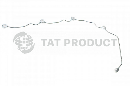 Трубка дренажная КАМАЗ Евро-2 БОШ (…346 левая, короткая) цельнометаллическая / ОАО КамАЗ