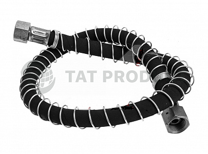 Шланг тормозной 4310 задний (рукав L-780 в металлооплетке) гайка-гайка / ПОЛЮС-АЛЬФА