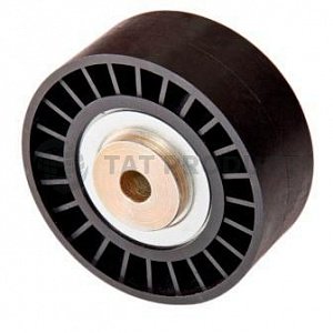 Ролик направляющий ремня генератора без бортика / НУР-ТЕХ