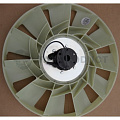 Крыльчатка вентилятора на ДВС Cummins (с вязкостной муфтой) в сборе 650мм 6ISBe / Borg Warner