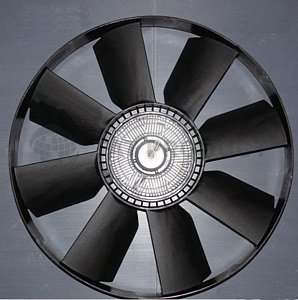 Крыльчатка вентилятора Евро-2 (с вязкостной муфтой) в сборе 704 мм / ТЕХНОТРОН