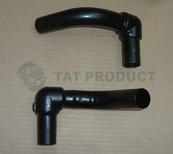 Труба подводящая теплообменника (короткая) в сб. с флянцами / завод